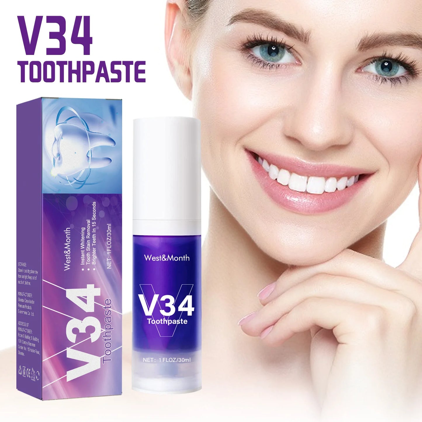 West&Month SmileBright Toothpaste