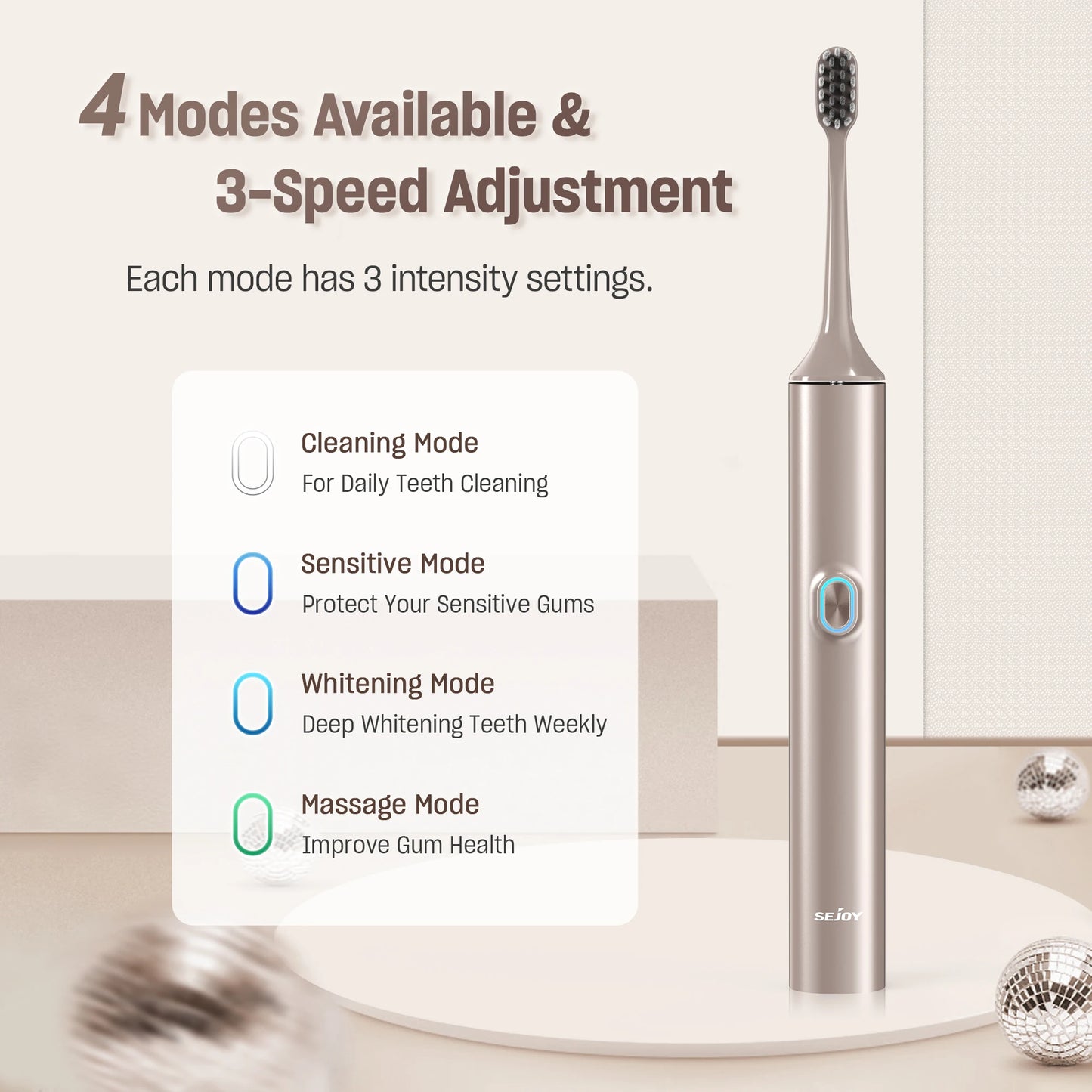 Sejoy WhitePulse 4-Mode Toothbrush