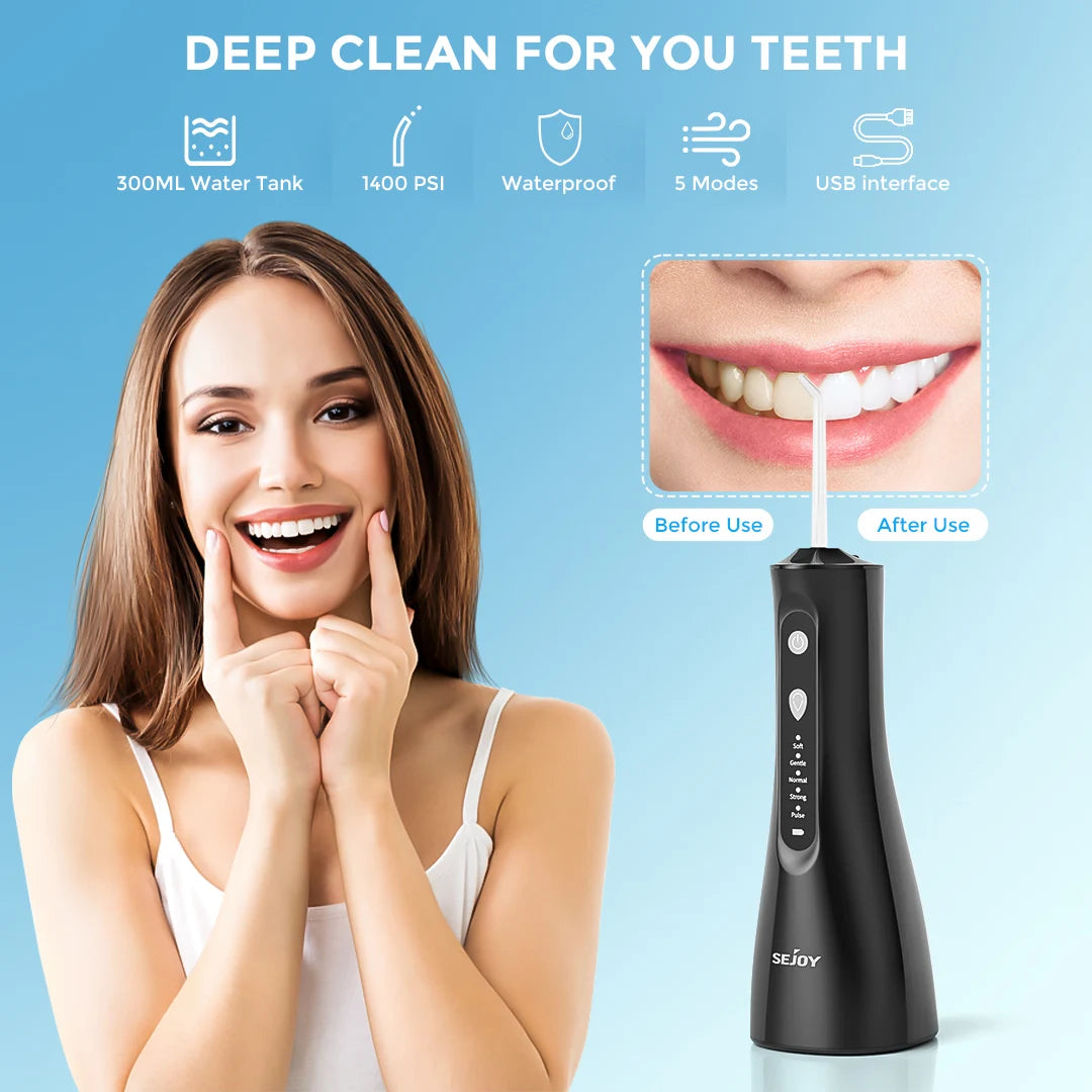 Sejoy AquaPulse 5-in-1 Flosser